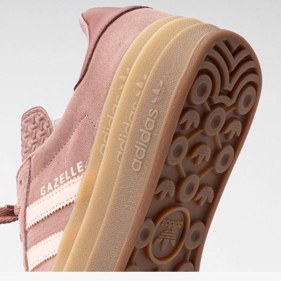 Adidas Gazelle Pink Warm Clay Women's Platform Shoes sz 7 - Picture 6 of 8